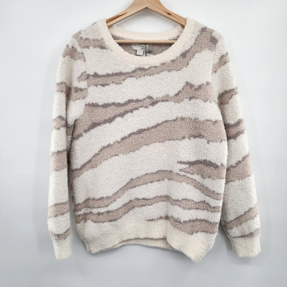 NWT Barefoot Dreams CozyChic Seaside Pullover Crewneck Sweater - Picture 5 of 8